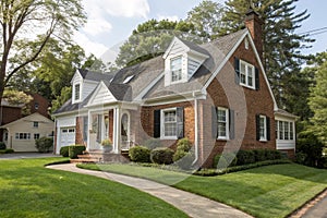 Brick Cape Cod home