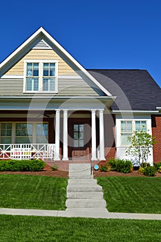 Brick Cape Cod House