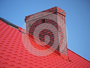 Brick chimney