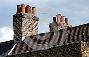 Brick chimney