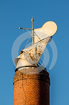 Brick chimney