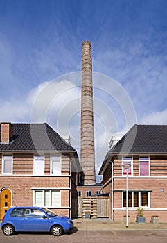 Brick chimney