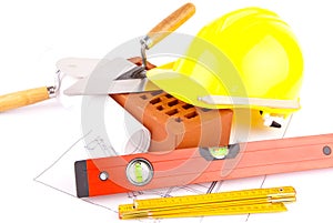 Brick and construction tools