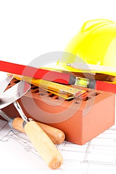 Brick and construction tools