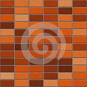 Brick drawing. Colorful brick wall seamless background- texture pattern for continuous replication