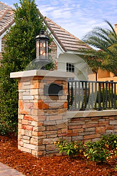 Brick Entrance Post