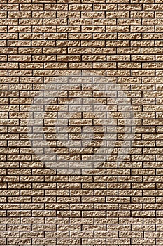 Brick facade wall made of stone.