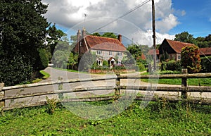 Brick and Flint English Farmhouse in the Hambleden Valley