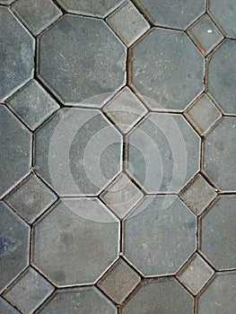 Brick floor