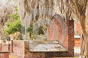 Brick Grave Colonial Park Cemetery Savannah GA