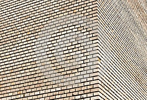 Brick grungy wall texture. Urban city background