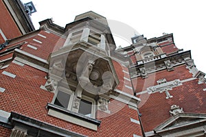 brick hall (stadsschouwburg) - amsterdam - netherlands