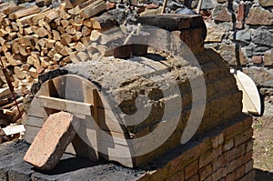 Brick historical oven