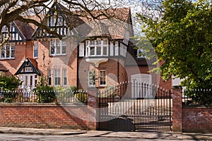 Brick house's gateway photo