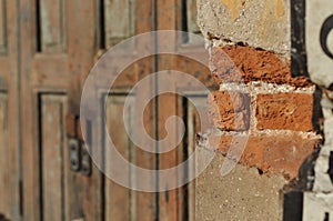 Brick House Wall Decay