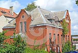 Brick houses of the pastor. Sovetsk, Kaliningrad region