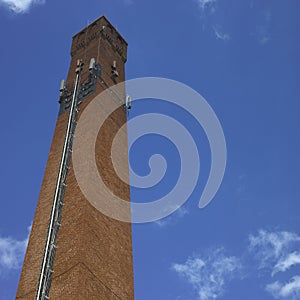 Brick industrial chimney