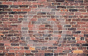 Brick industrial wall, excellent background.