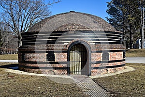 Brick Kiln Building at Phelps Park in Decorah, Iowa