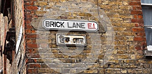 Brick Lane Wall Sign
