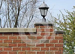 Brick lantern wall