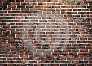 Brick old texture wall for background design or abstract