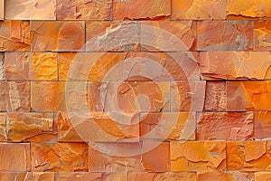 Brick orange wall with texture