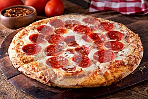 Brick Oven Baked Pepperoni Pizza