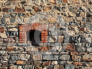 Brick Oven in Rock Wall