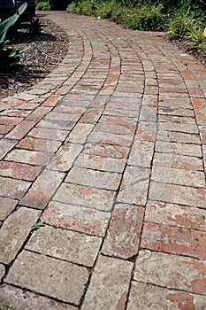 Brick path