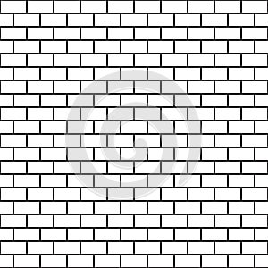 Brick pattern. Seamless vector background