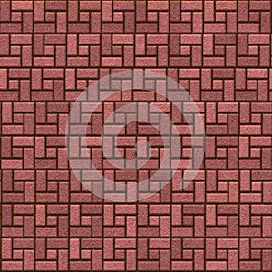 Brick pavement