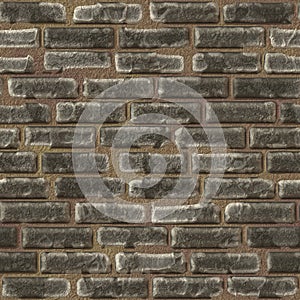 Brick pavement generated teture