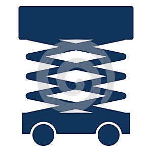 Brick picker machine, buggy Isolated Vector Icon which can be easily modified or edited