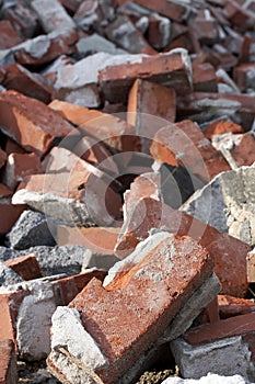 Brick pile