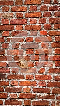 Brick red wall mobile wallpaper, conceit wall photo