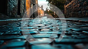 Brick Road Leading to Emerald City Castle