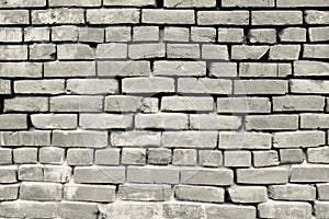 Brick Screensaver in Black and White