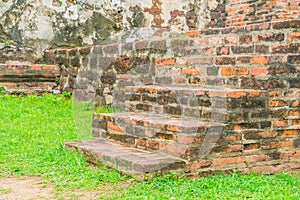 brick stair in park