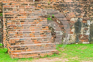 brick stair in park