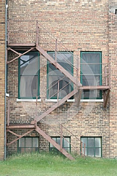 Brick staircase