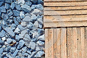 Brick with stone flooring texture detail