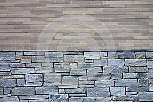 Brick and Stone Wall