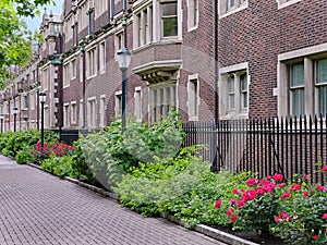 Brick student residence building