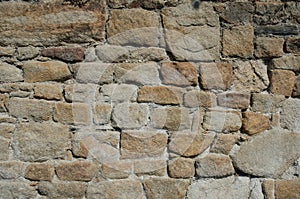 Brick texture background in le mont saint michel of france