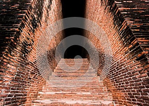 Brick vault entrance