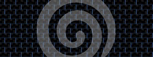 Brick wall abstract black blue background textures pattern wallpaper vector illustration graphic design
