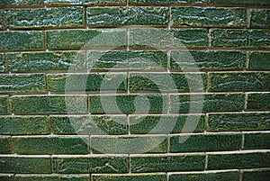 Brick wall abstract glazed texture