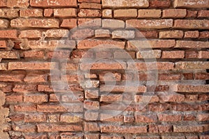 Brick wall background.