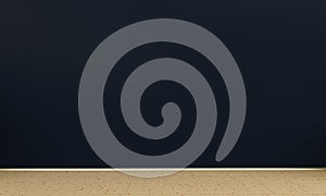 Brick wall, background. Dark blue. 3d render background